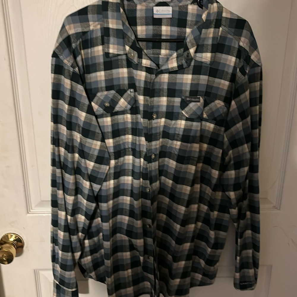 Columbia flannel shirt reg fit